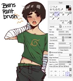 Paint Tool Sai Brushes Color